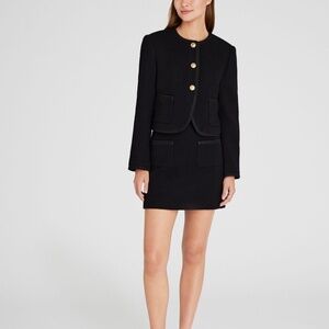 Tweed Mini Skirt - Brand New - NEVER WORN - Black